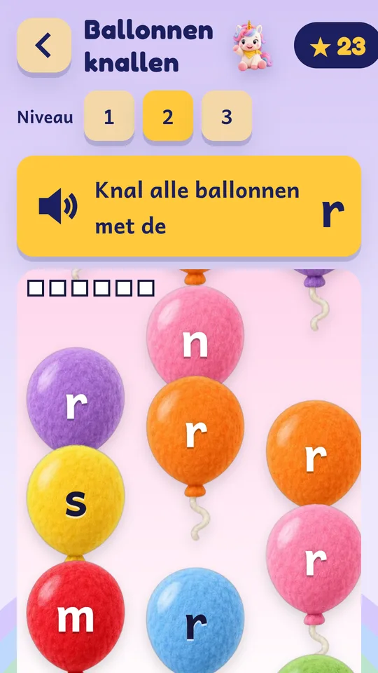 Spel ballonnen knallen